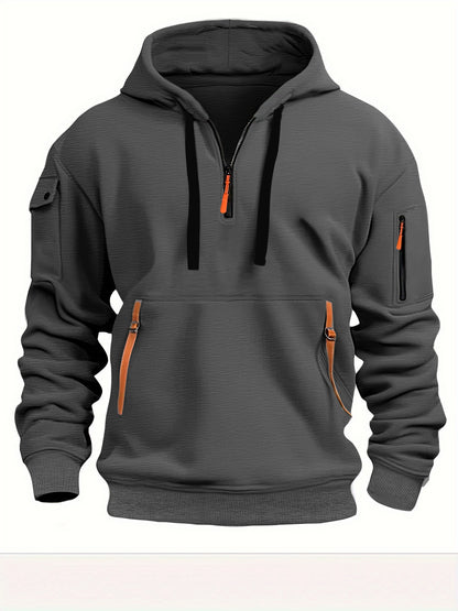 Men's Fleece-Lined Hooded Sweatshirt