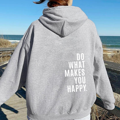 Loose and fashionable hooded sweatshirt
