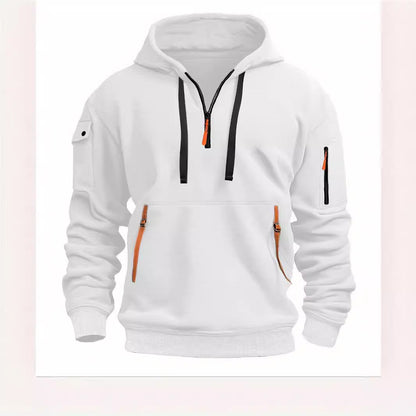 Men's Fleece-Lined Hooded Sweatshirt