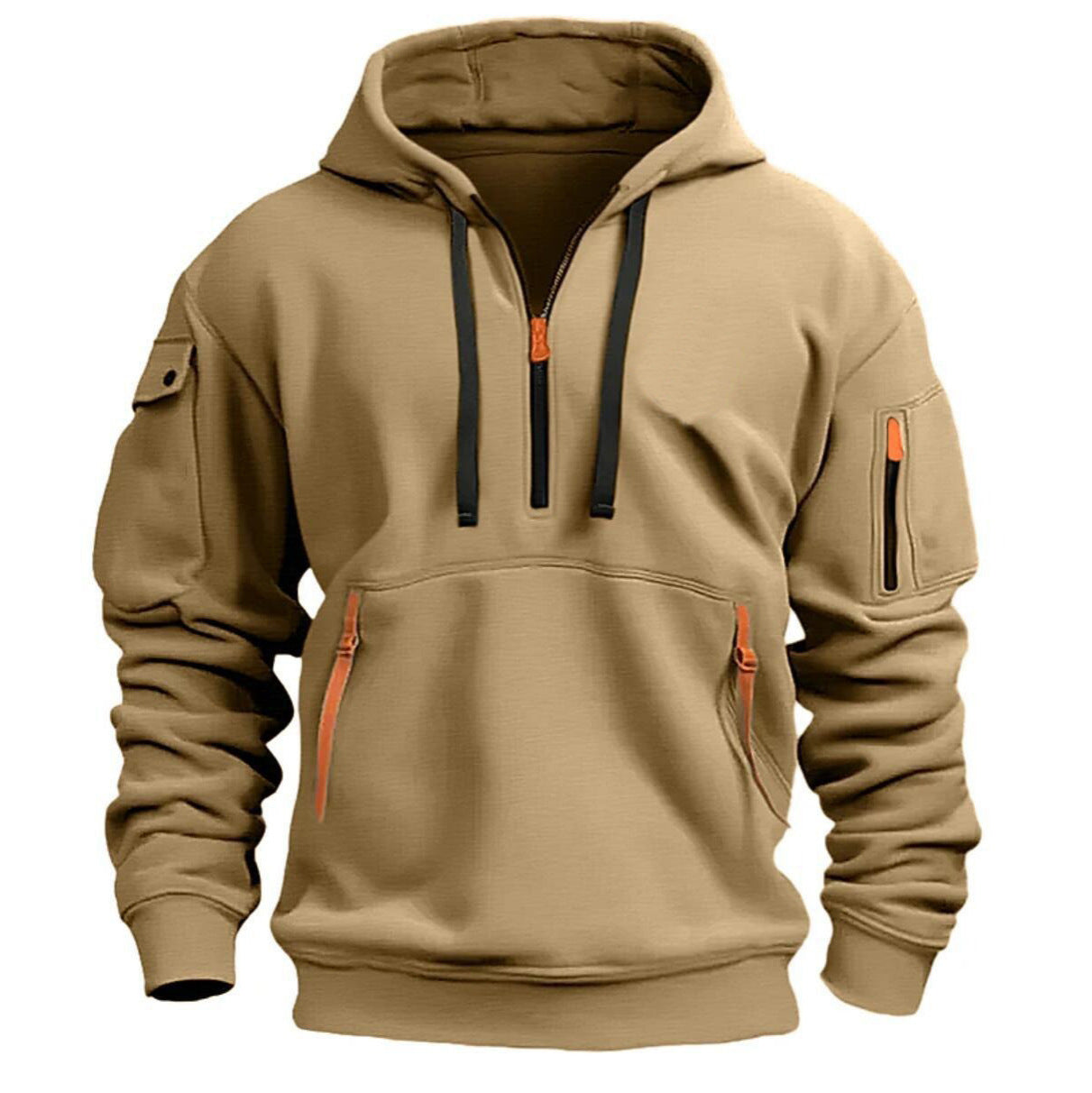 Men's Fleece-Lined Hooded Sweatshirt