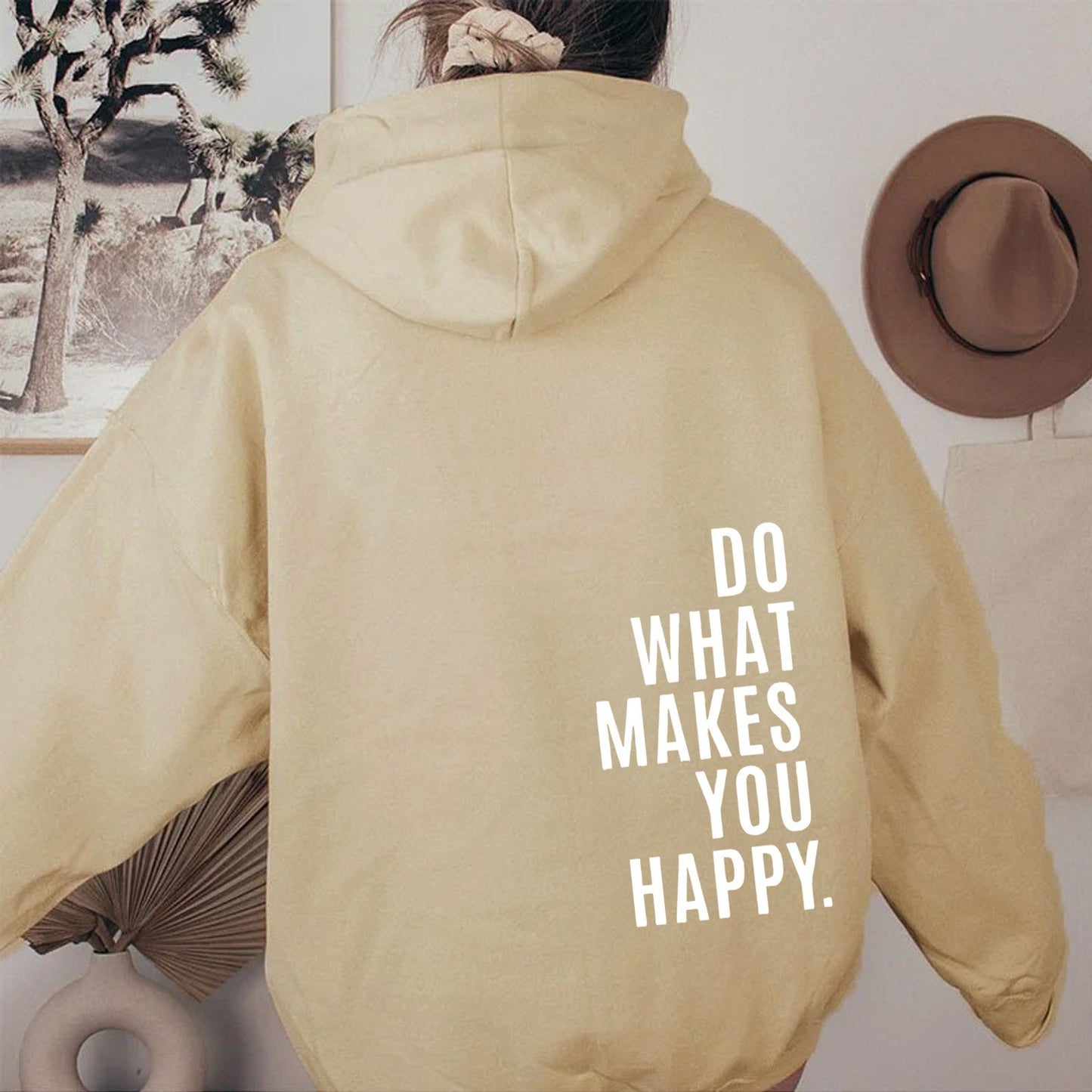 Loose and fashionable hooded sweatshirt