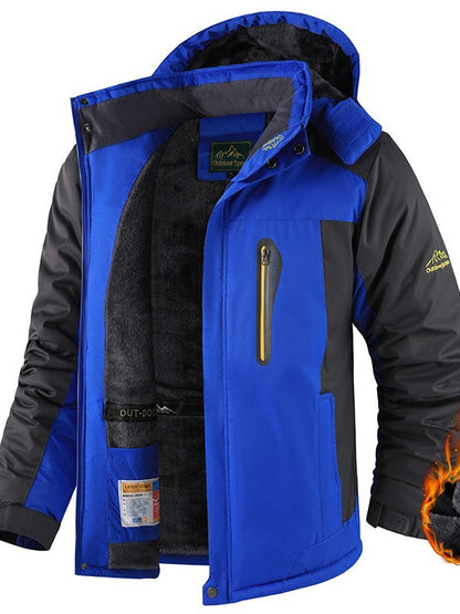 Fleece-Lined Thickened Jacket and Pants Set