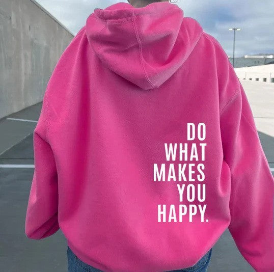 Loose and fashionable hooded sweatshirt