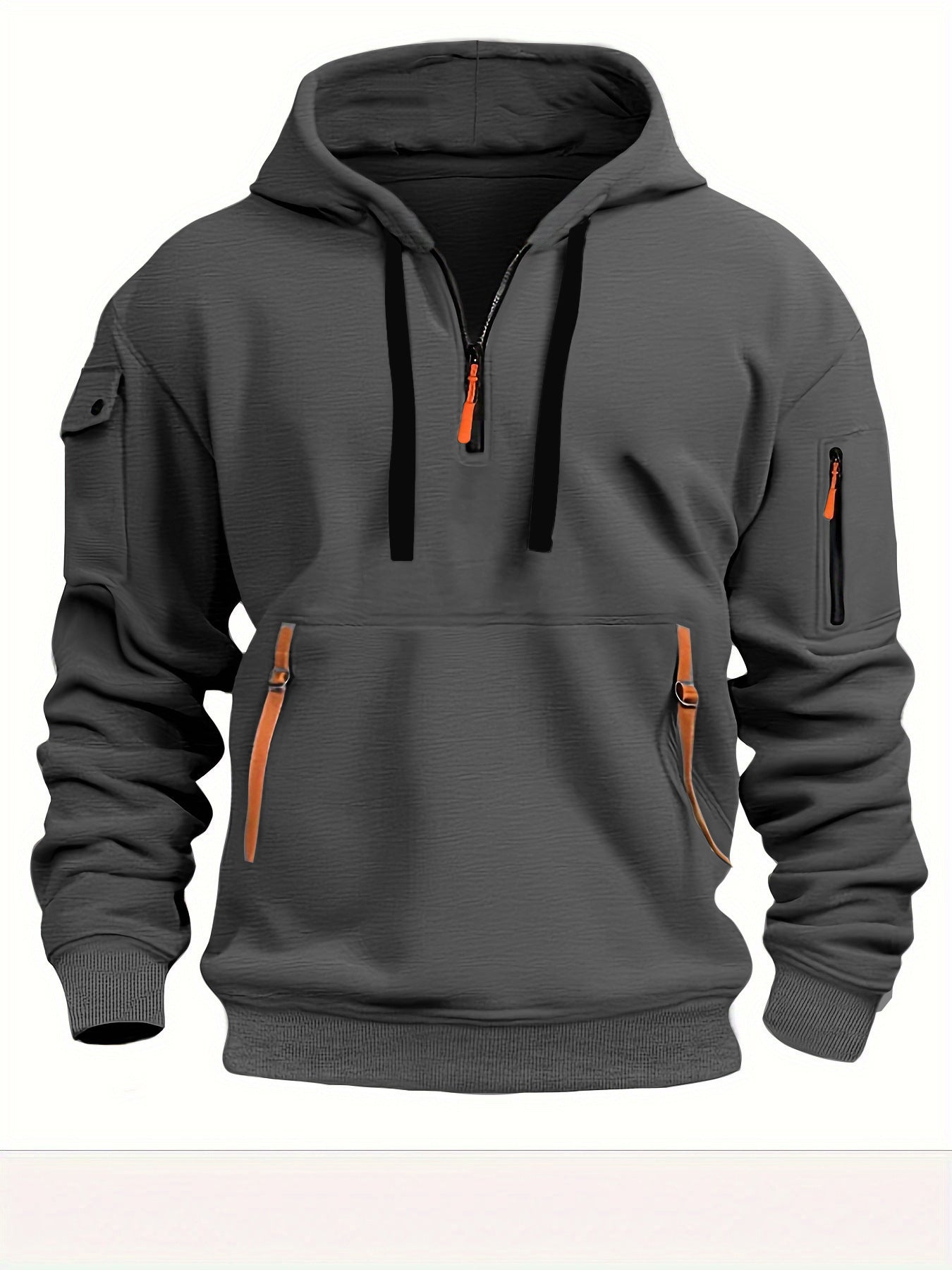 Men's Fleece-Lined Hooded Sweatshirt