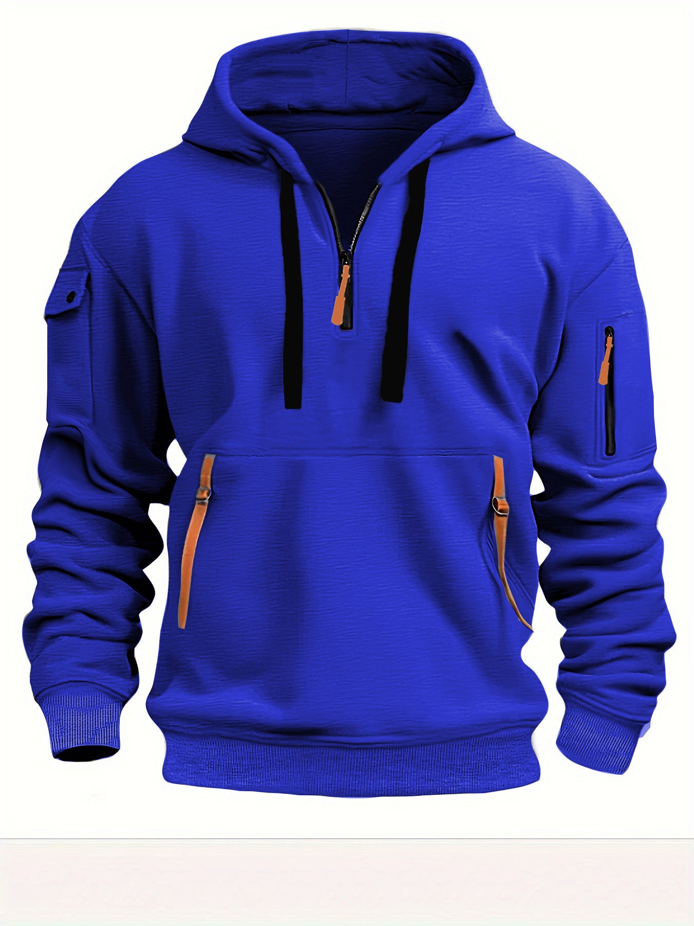 Men's Fleece-Lined Hooded Sweatshirt