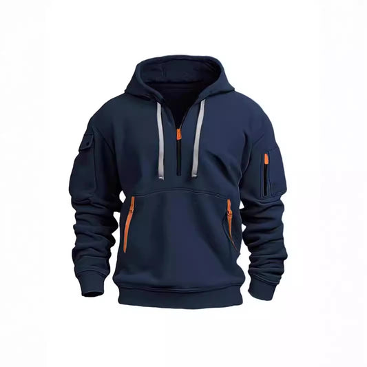 Men's Fleece-Lined Hooded Sweatshirt
