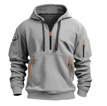 Men's Fleece-Lined Hooded Sweatshirt