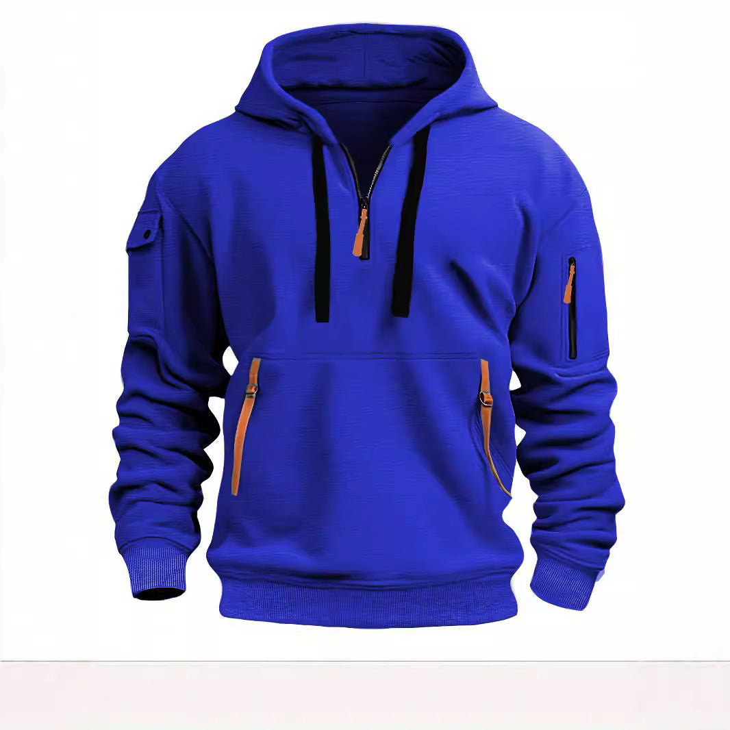 Men's Fleece-Lined Hooded Sweatshirt