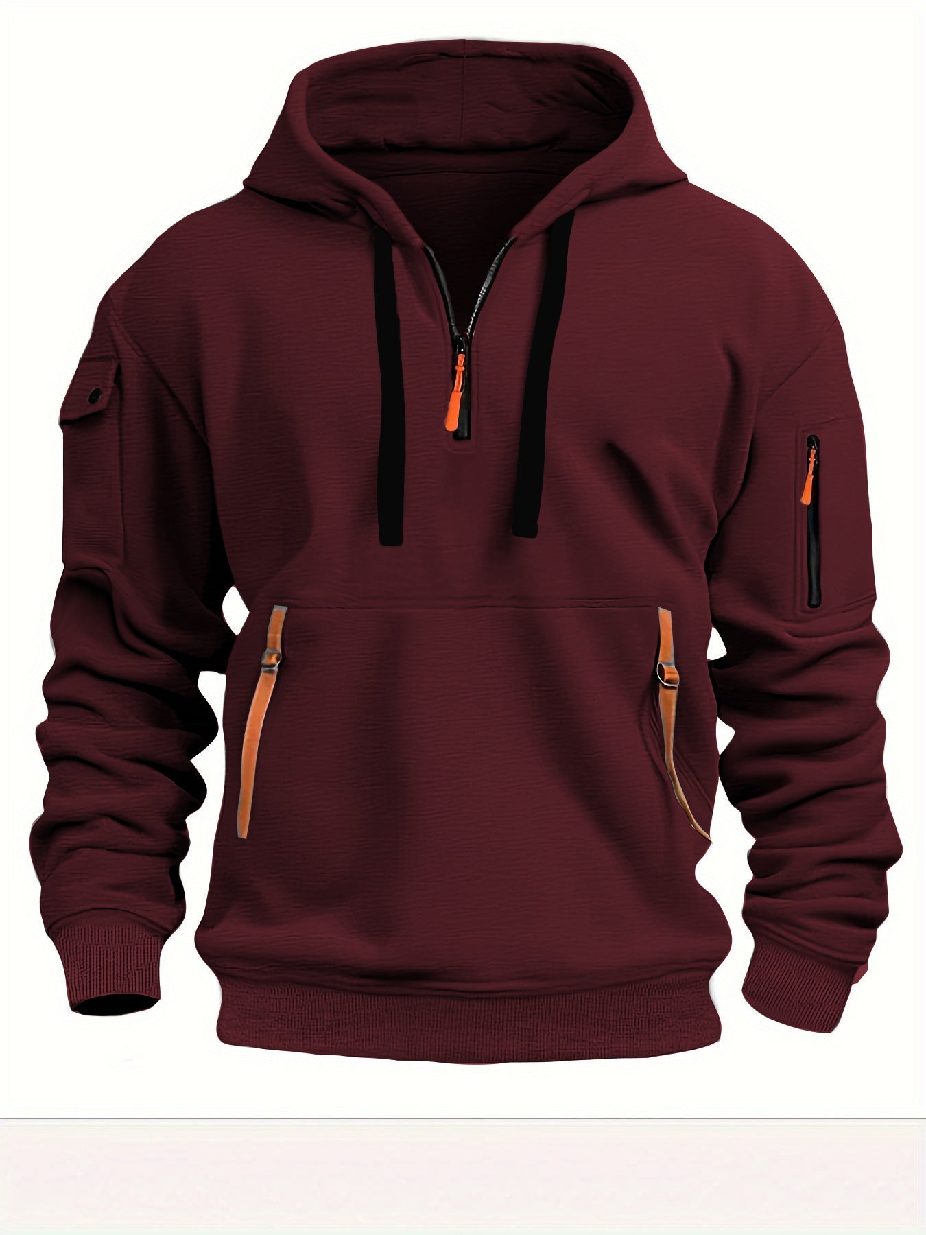 Men's Fleece-Lined Hooded Sweatshirt
