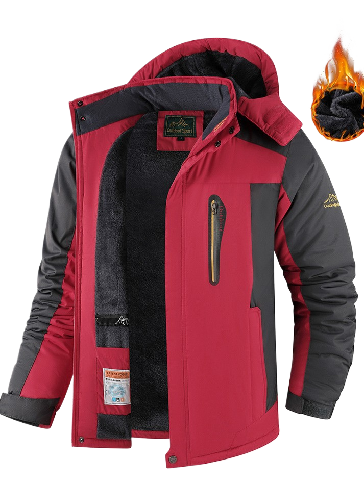 Fleece-Lined Thickened Jacket and Pants Set