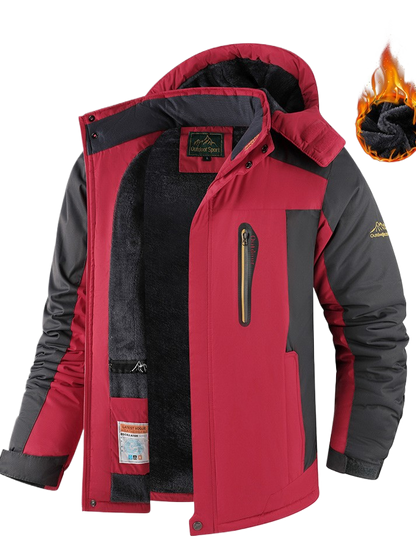 Fleece-Lined Thickened Jacket and Pants Set