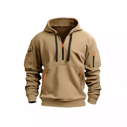 Men's Fleece-Lined Hooded Sweatshirt