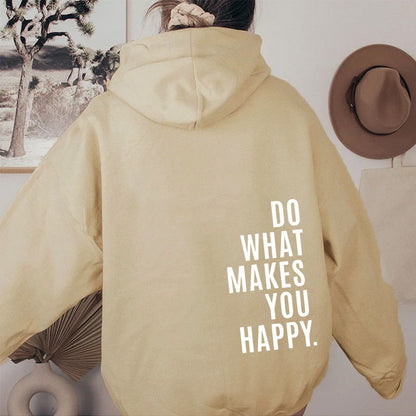 Loose and fashionable hooded sweatshirt