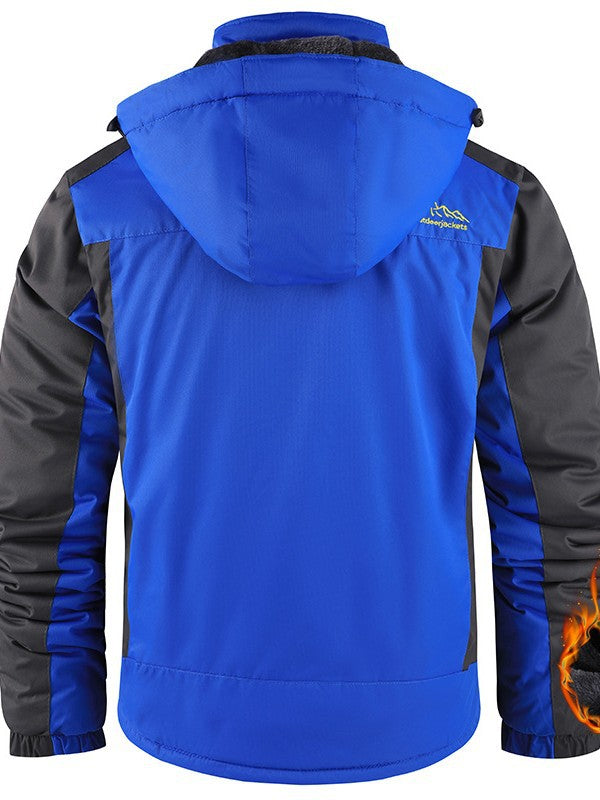 Fleece-Lined Thickened Jacket and Pants Set