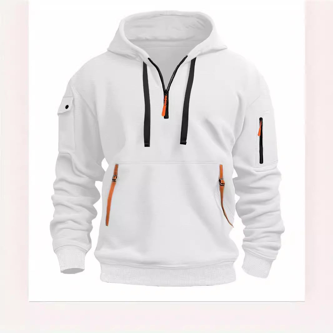 Men's Fleece-Lined Hooded Sweatshirt