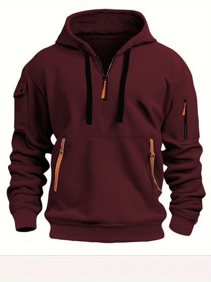 Men's Fleece-Lined Hooded Sweatshirt